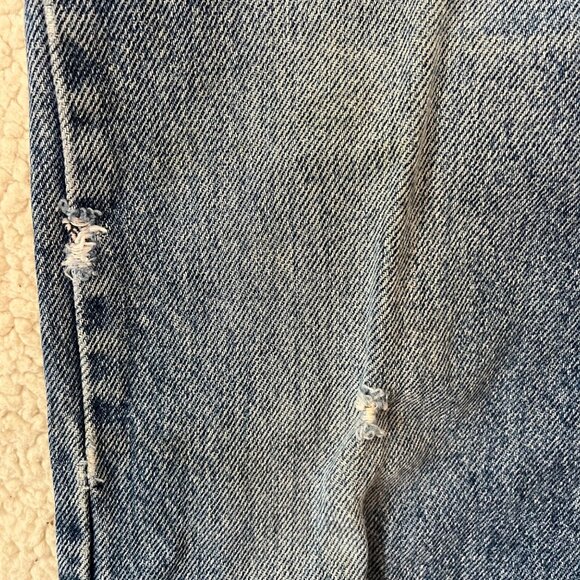 Vintage Lee Stonewashed Light Blue Jeans 34x30 Mens Union Label 100% Cotton USA - Picture 8 of 12
